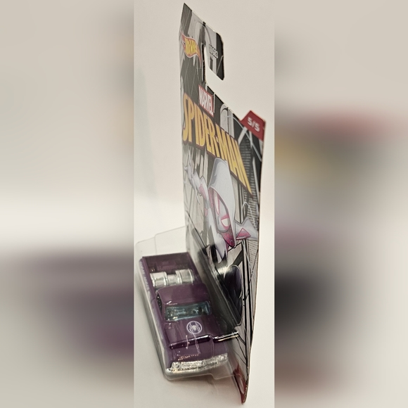 (NWT) Hot Wheels Marvel Ghost Spider '67 Chevy C10 - Picture 5 of 12